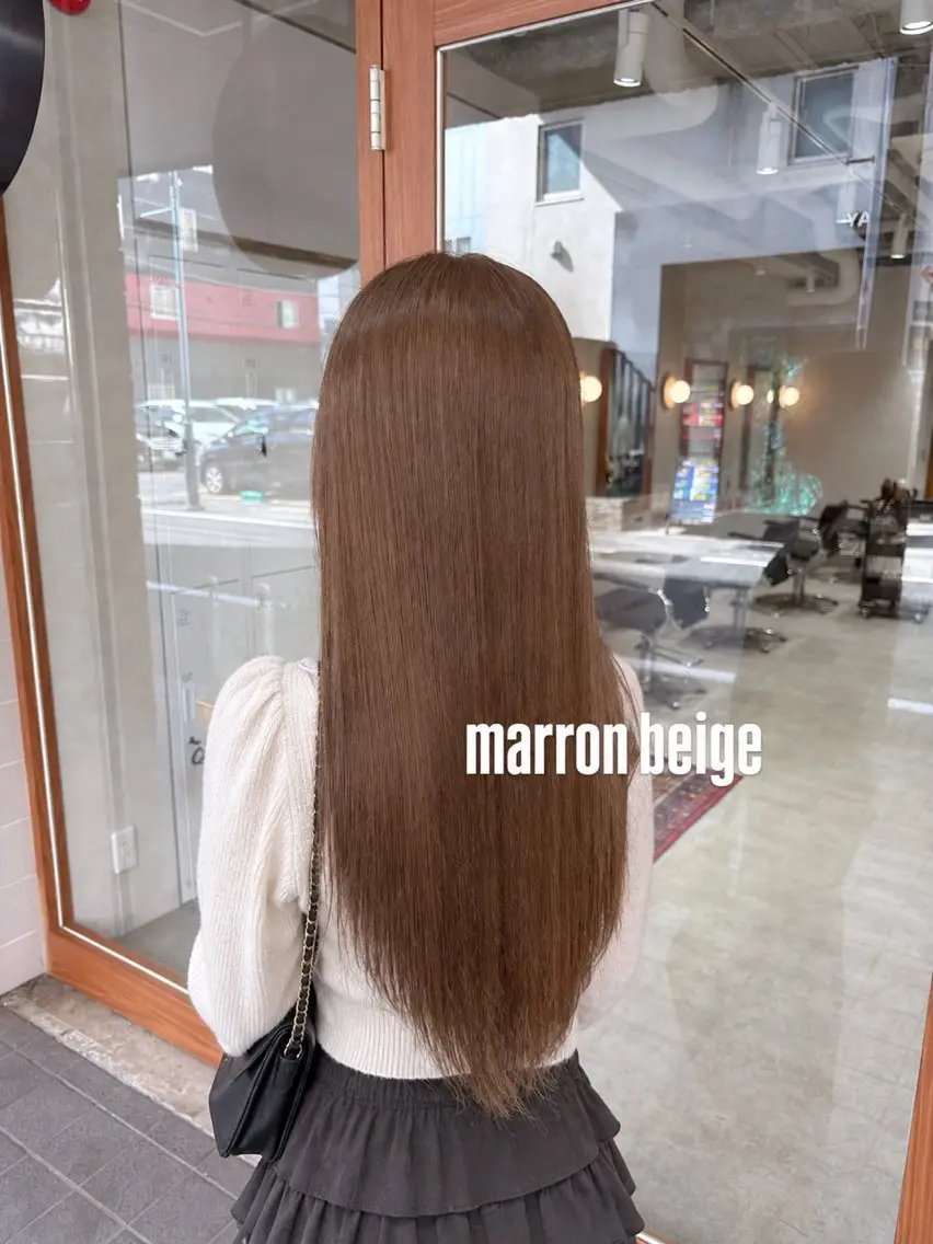 ロング ヘアカラー SANO YUIのヘアスタイル