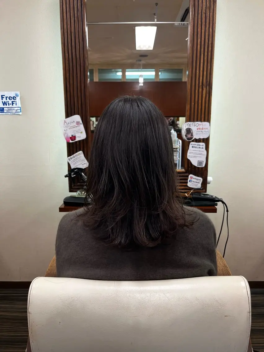 ロング カット トリートメント 西形 梨瑚のヘアスタイル