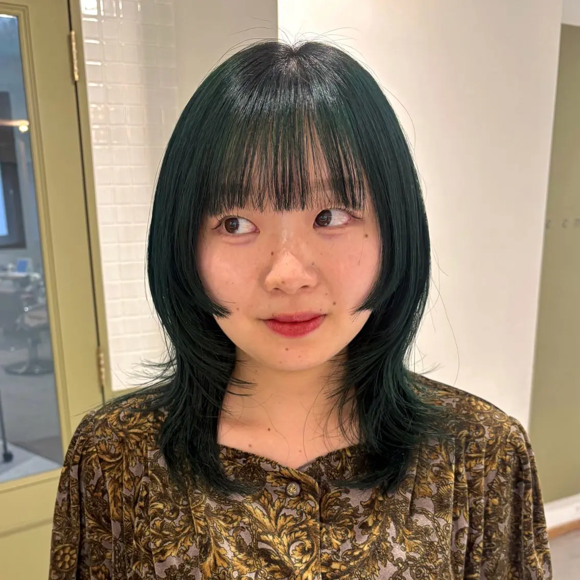 ミディアム カラー 伸ばしかけ 姫カット レイヤーカット 🎯🦖ʜᴀɴᴀ 似合わせショート🌷のヘアスタイル
