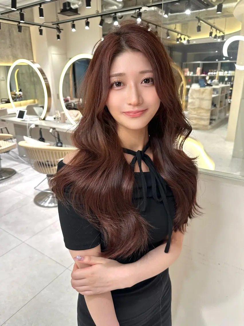 ロング カラー カット ヘアカラー トリートメント 《髪質改善✖️オリー ブ🧸》小嶋拓也のヘアスタイル