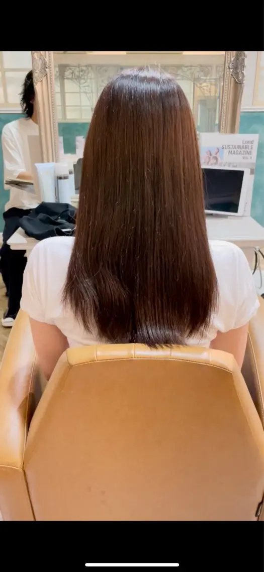 ロング 美髪縮毛矯正🩶 髪質改善/Shinaのヘアスタイル
