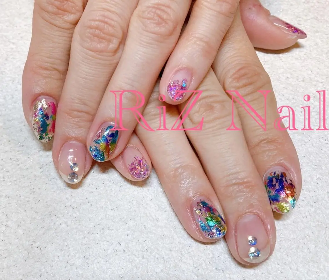 ネイル アートネイル シンプルネイル RiZ nail salonのネイルデザイン
