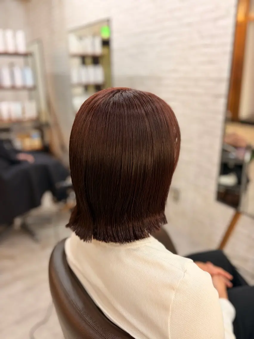 ミディアム カラー ❤️Mimi/non ワンカラー❤️のヘアスタイル