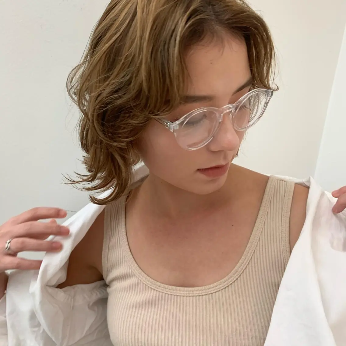 ミディアム ヘアカラー 似合わせcut ◎ 倉橋実咲のヘアスタイル