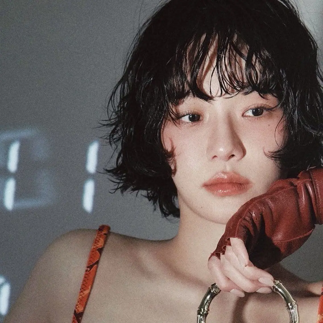 ショート パーマ 西山 凜のヘアスタイル