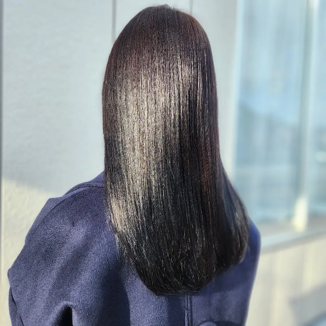 セミロング カラー 髪質改善 シールエクステ🎀 ホシノ🕒ユウカのヘアスタイル