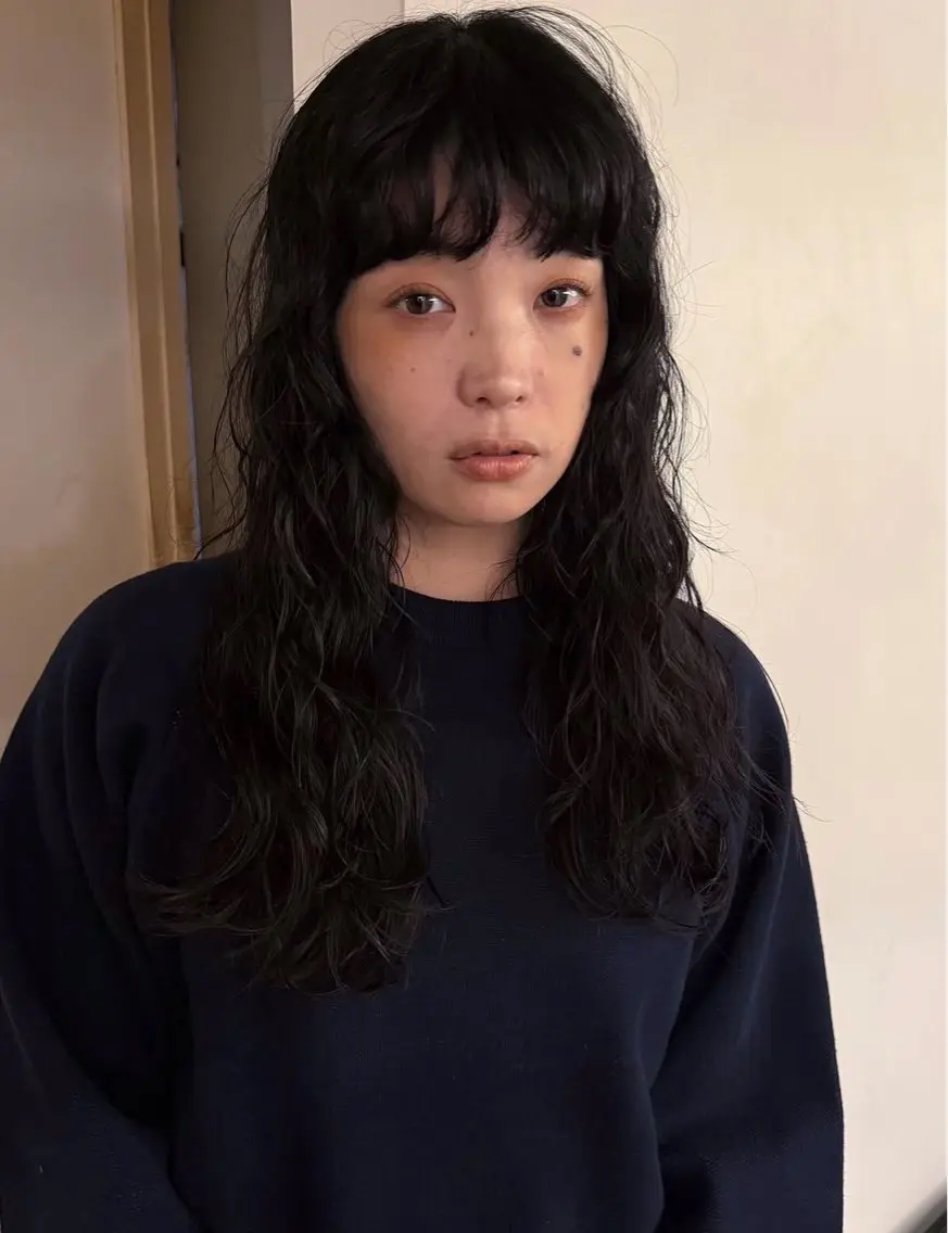 ロング パーマ 原宿／艶カラー 🦜kotoriのヘアスタイル