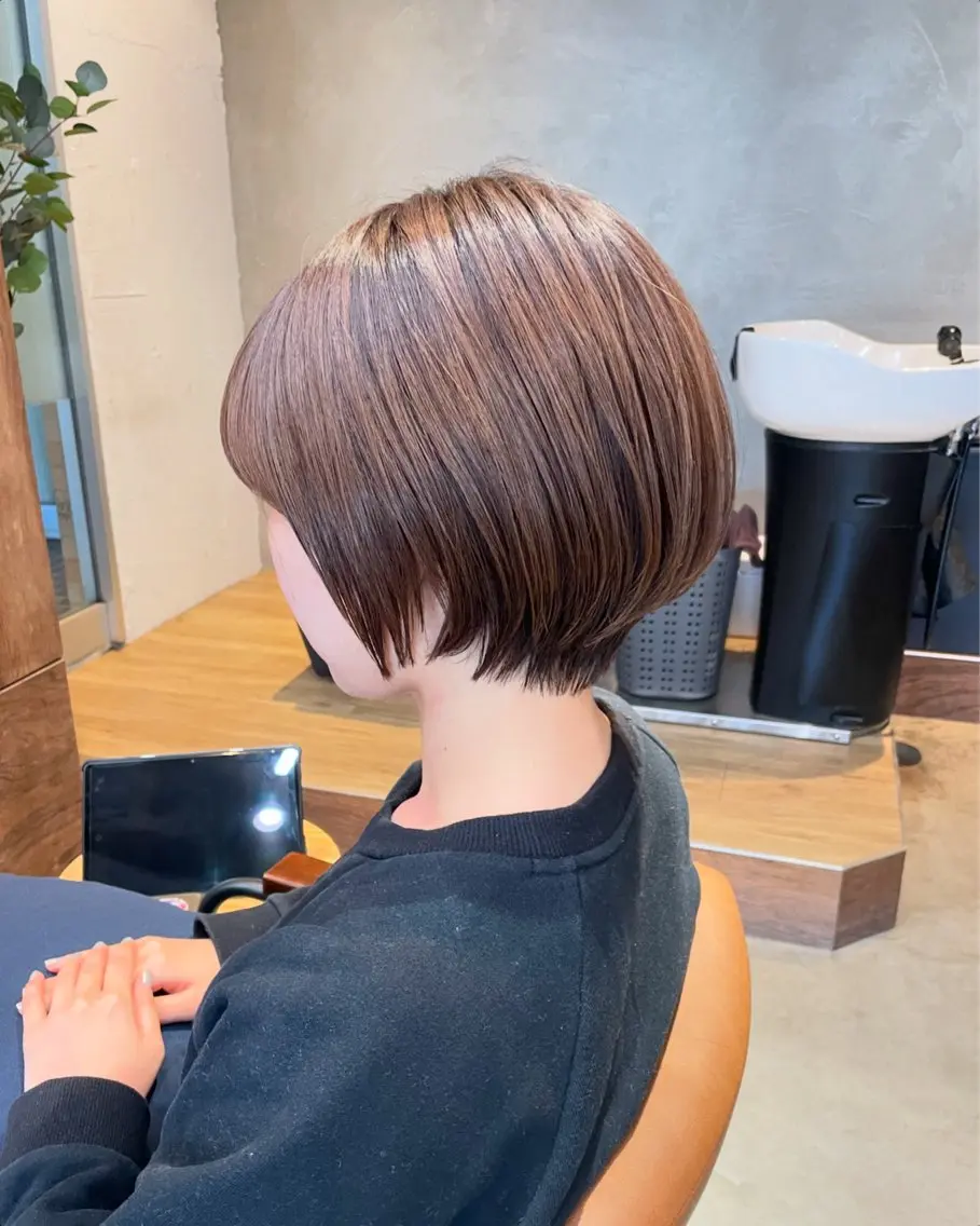 ショート カラー カット ヘアカラー 【ショートカット 美髪矯正】今井隆太のヘアスタイル