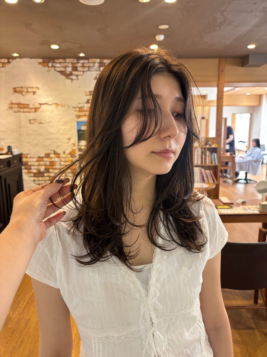 セミロング 北花田美容師🐬🫧 にしむらみのりのヘアスタイル