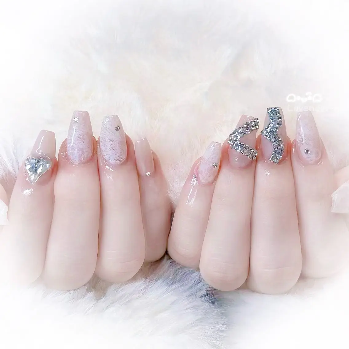 ネイル ハンドネイル Lavender nail·中島公園のネイルデザイン