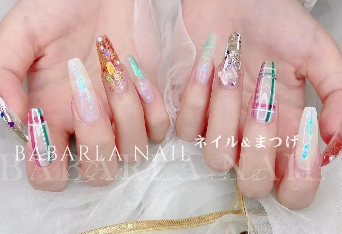 ネイル ラメ(グリッター) Babarla Nailのネイルデザイン