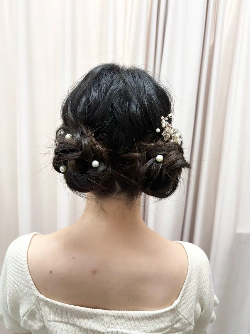 ヘアアレンジ ヘアセット ヘアサロン ミカヅキのヘアスタイル