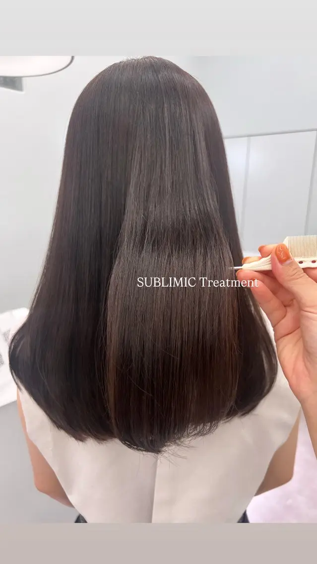 【内部から髪質改善】✨サブリミックトリートメント+カット+ハイ透明感カラー(白髪染めOK)の写真