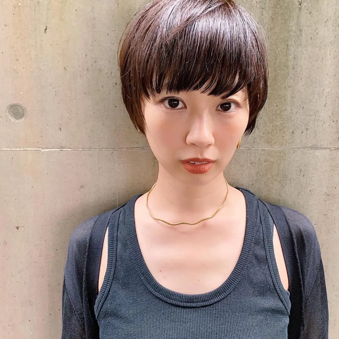 ショート カラー 中川 竜誠のヘアスタイル
