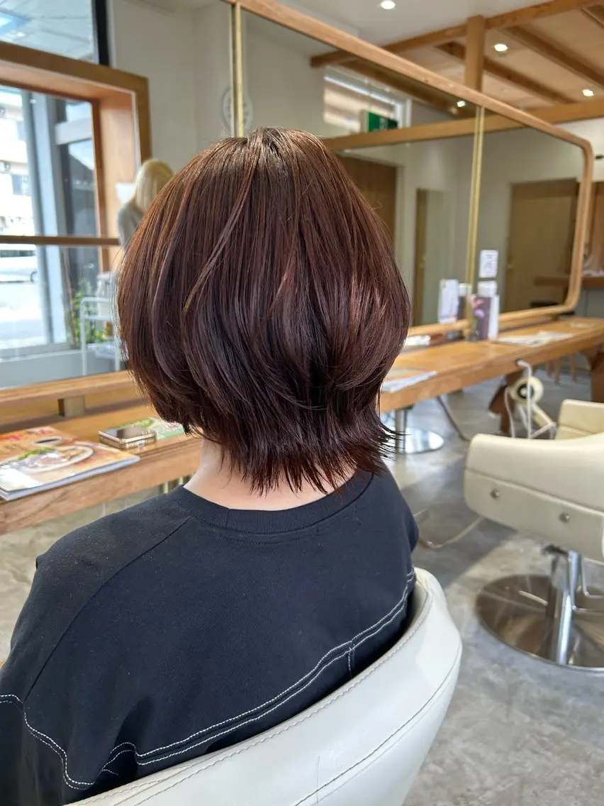 ショート ショートヘア ウルフカット カット 佐藤 悠生 メンズパーマ.カットのヘアスタイル