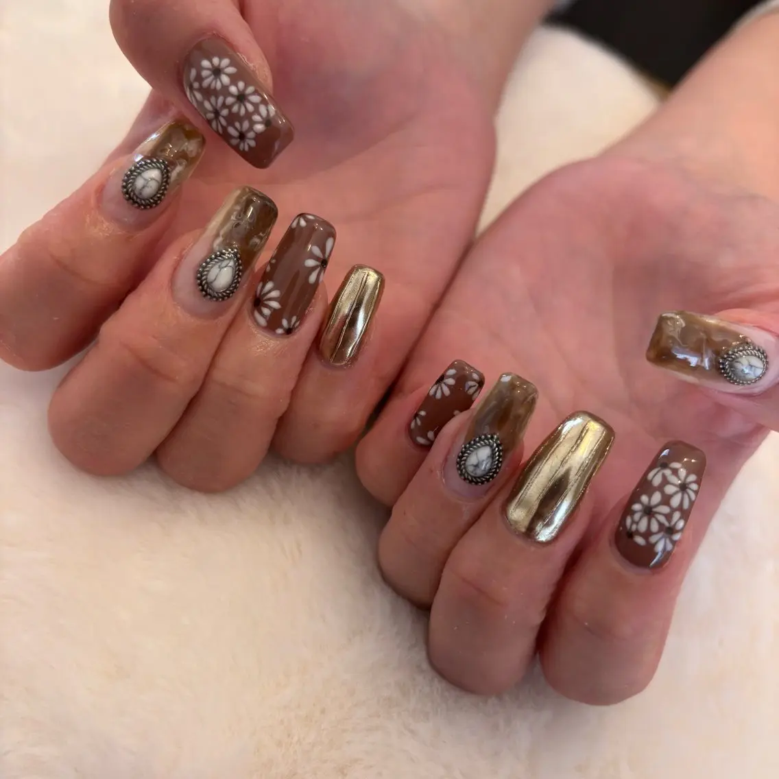 ネイル ハンドネイル Sea  nail by emaのネイルデザイン