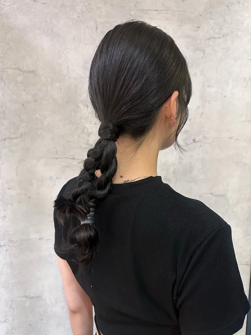 ロング ヘアセット yukie🌷 /暖色🍒梅田サロンのヘアスタイル