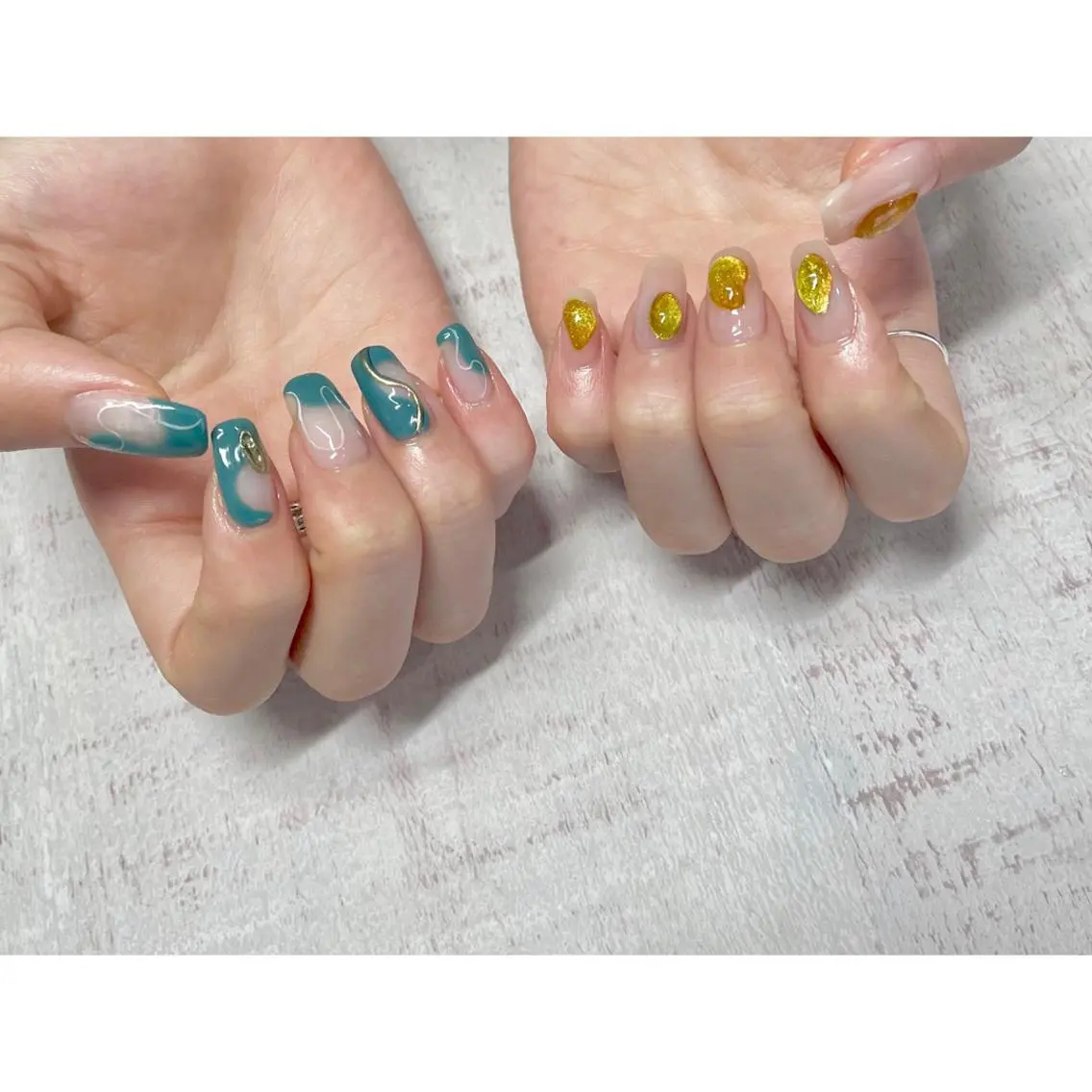 ネイル 𖡼 yumenoのネイルデザイン