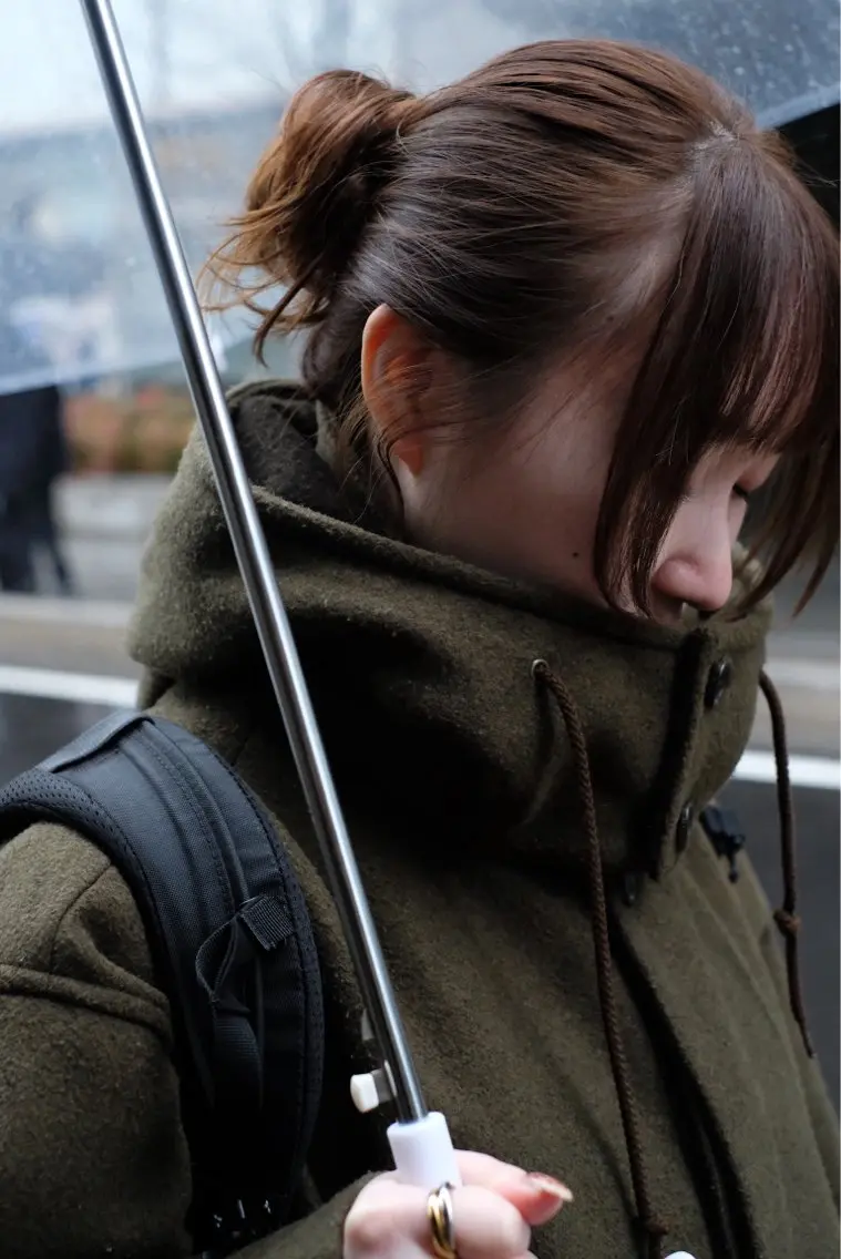 セミロング カラー パーマ お団子ヘア セミロングパーマ カット ヘアカラー パーマ imai（イマイ） /ボブ/パーマのヘアスタイル