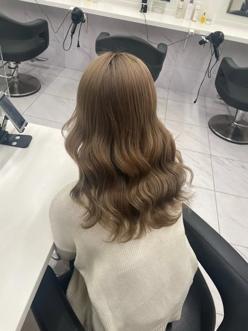 ロング カラー ヘアアレンジ 💗横浜美容室 💗HARUNAのヘアスタイル