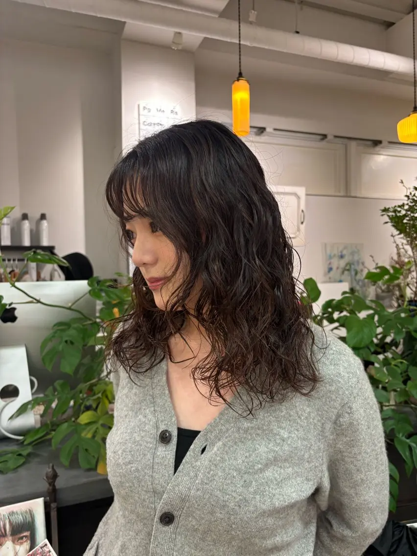 ロング パーマ ooitヨシダ ミナミのヘアスタイル