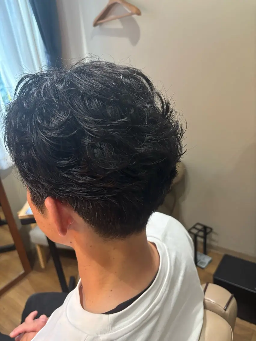パーマ メンズ 生川 流好のヘアスタイル
