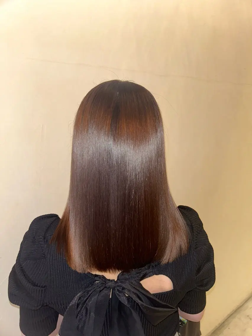 ナチュラル髪質改善ストレートエステ🫧+カット💇🏼♀️の写真