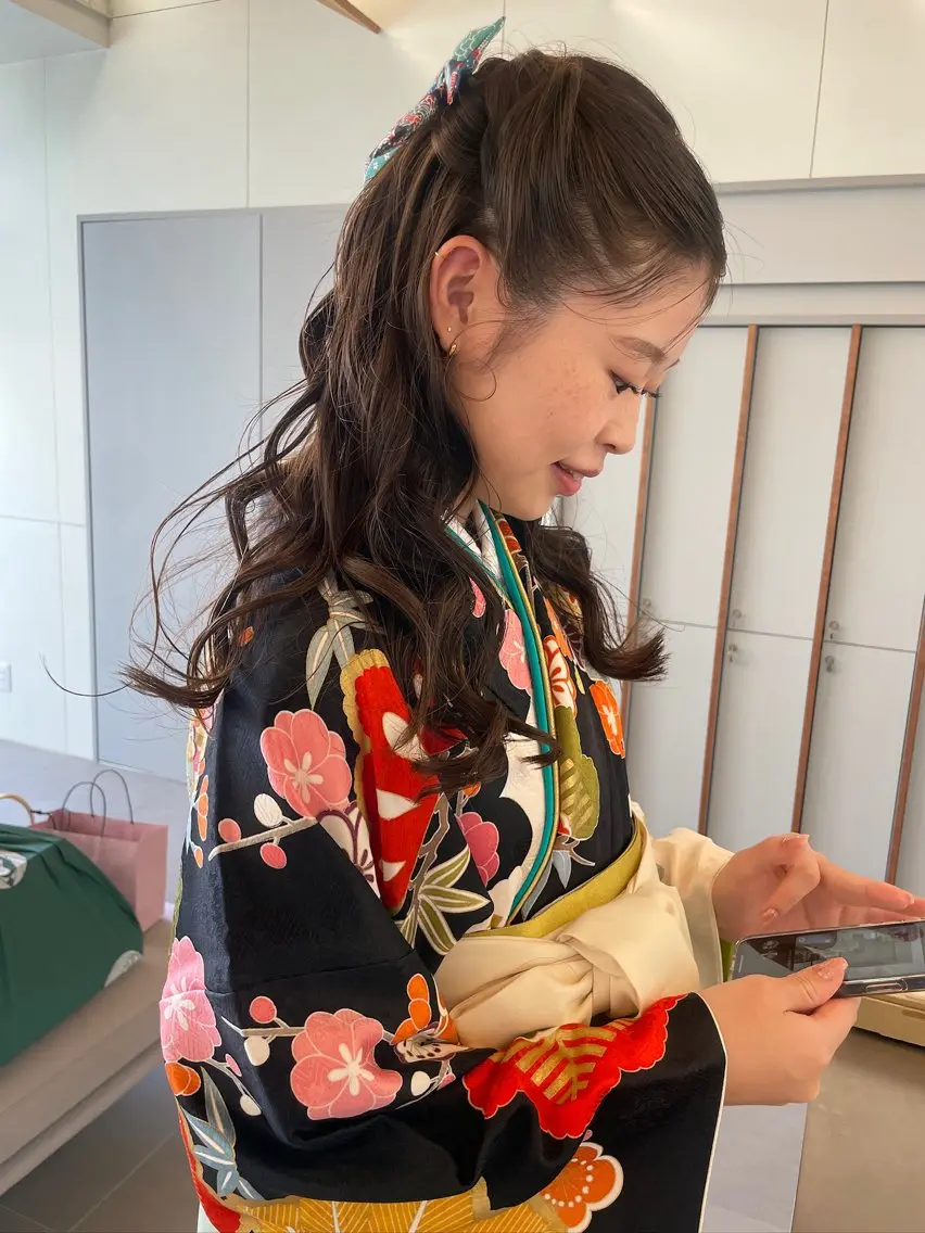 袴着付け🌟の写真