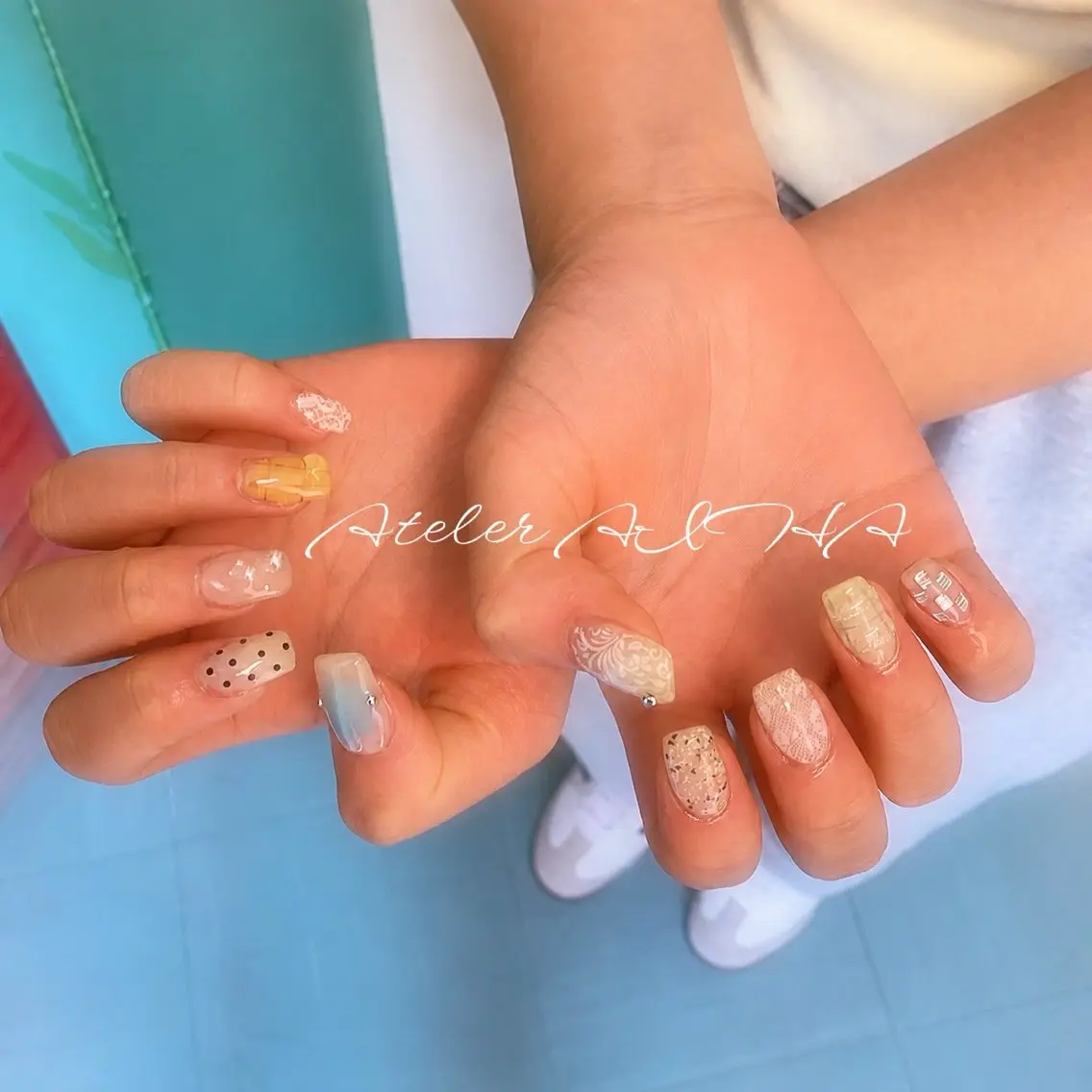 ネイル ハンドネイル アトリエAIHA★ フィルイン推奨サロンのネイルデザイン