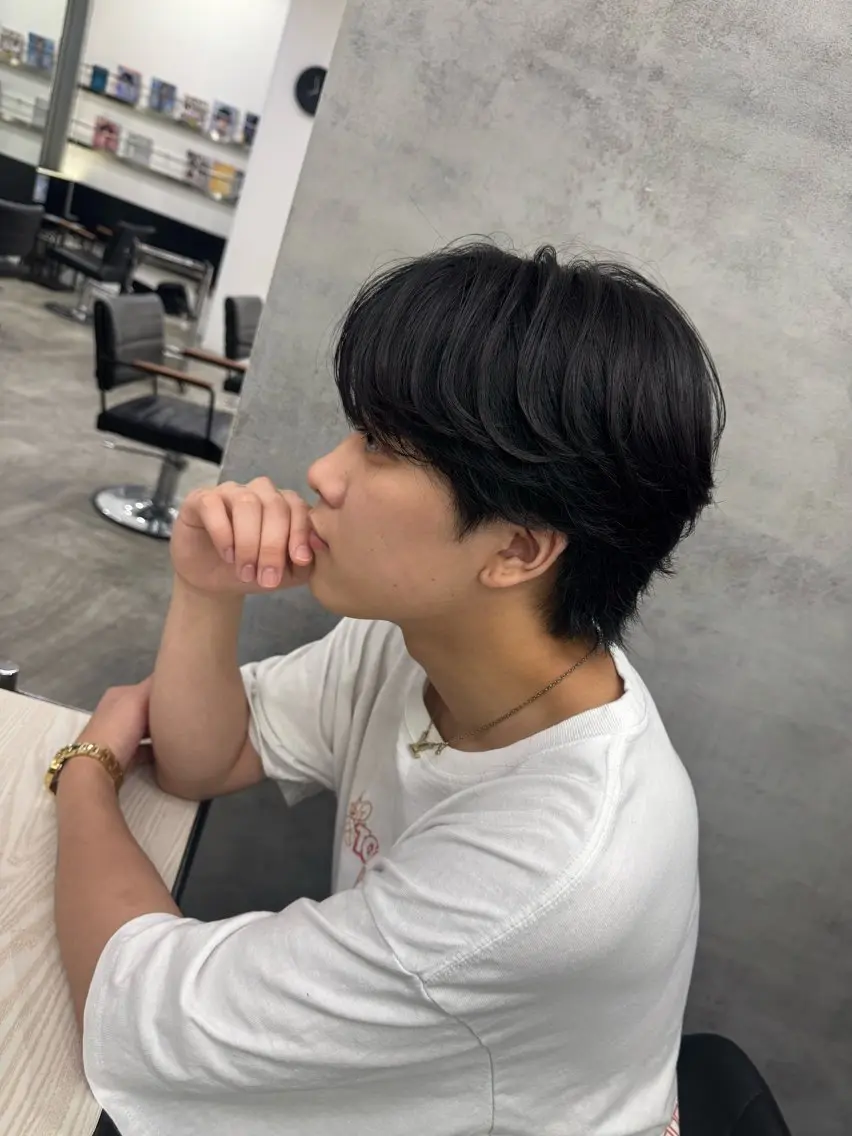 パーマ メンズ カット メンズヘア カット、パーマ特化のヘアスタイル