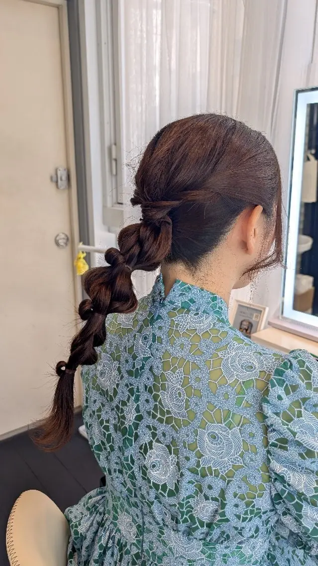 ロング ヘアセット 似合わせヘアメイク 🫧moko🫧のヘアスタイル