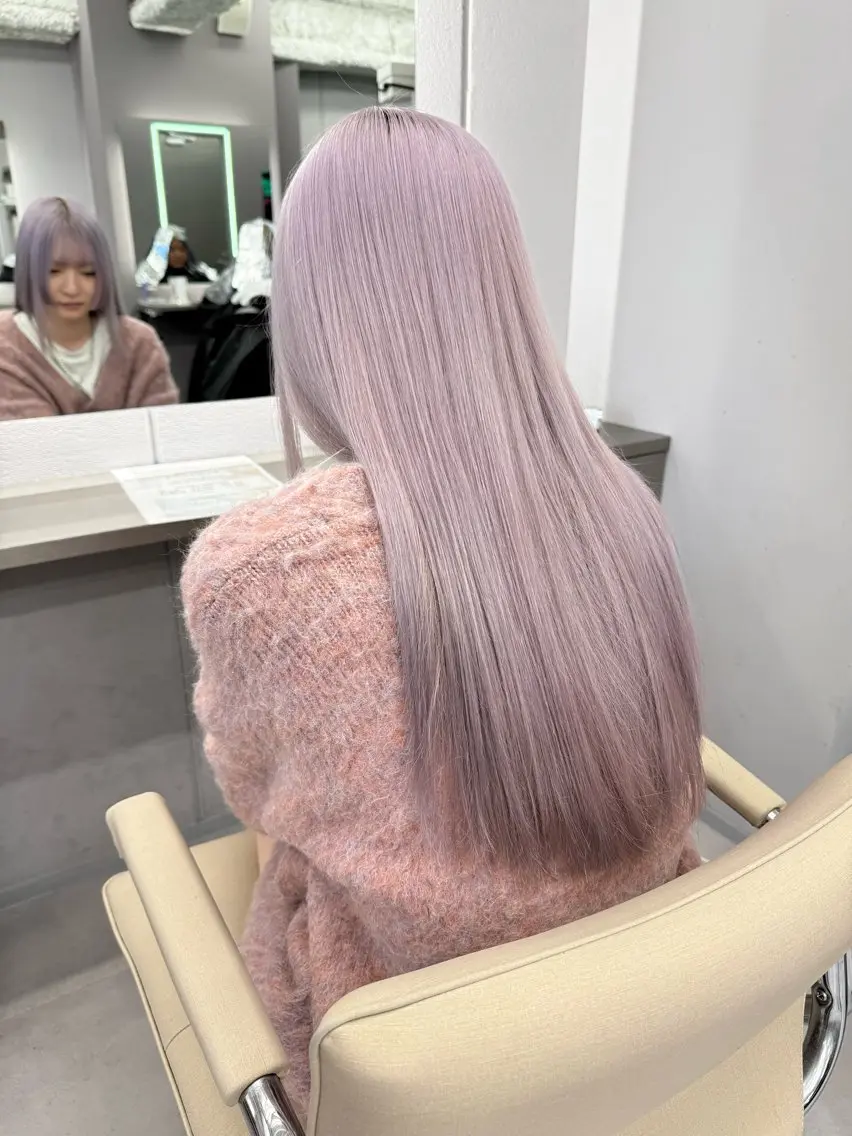 ロング ケアカラー 髪質改善 akari/髪質改善 /ブリーチ/名古屋のヘアスタイル