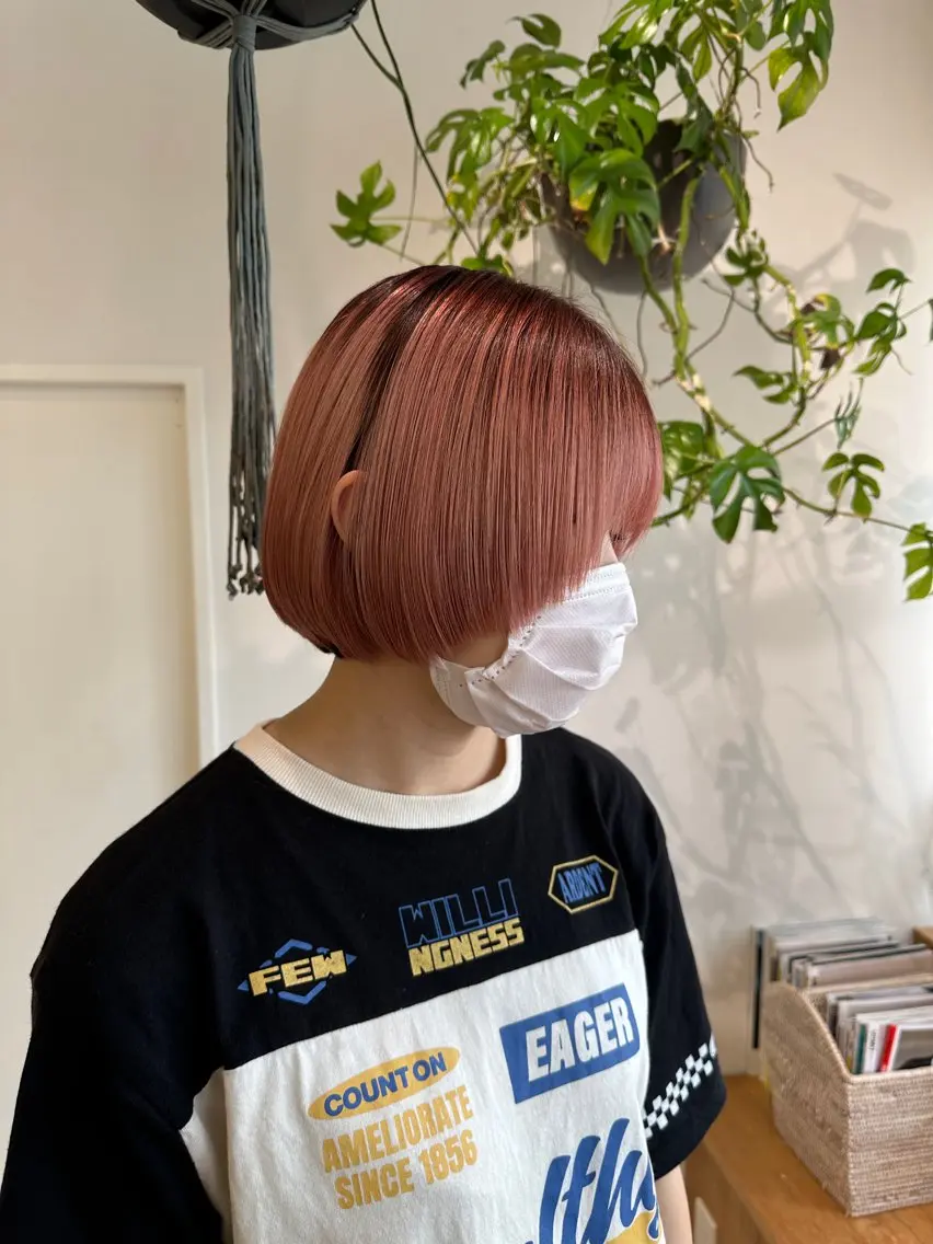 ショート ショートヘア 切りっぱなし/髪質 改善矯正/さやか🫧のヘアスタイル