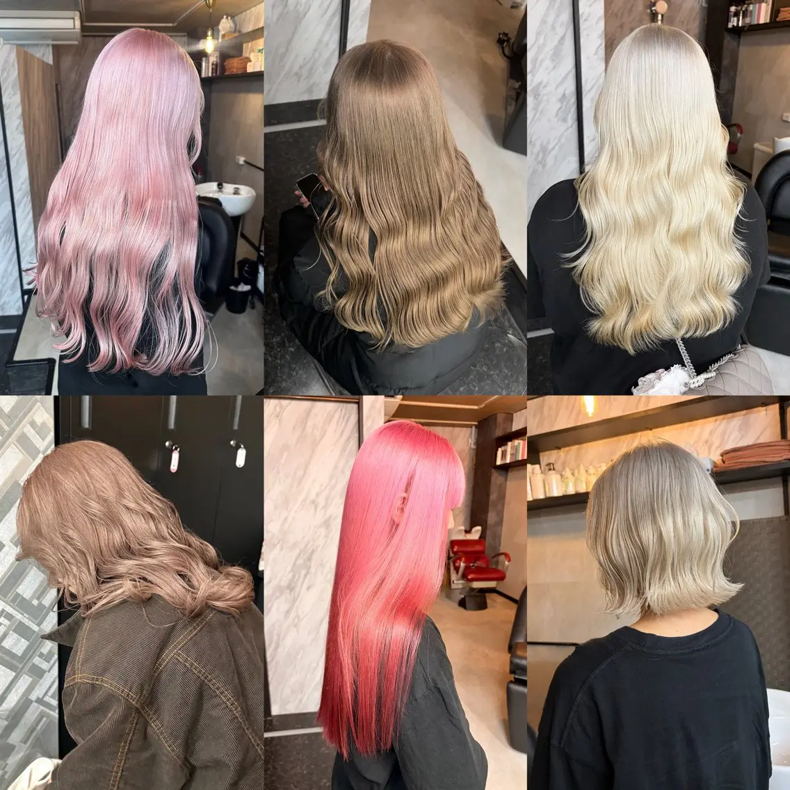 カラー ブリーチ 透明感カラー ヘアカラー aina/心斎橋 /難波/カラーのヘアスタイル