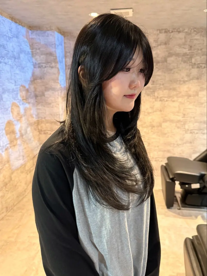 ロング カラー パーマ カット ヘアカラー 縮毛矯正 トリートメント mai / linoah˚✧のヘアスタイル