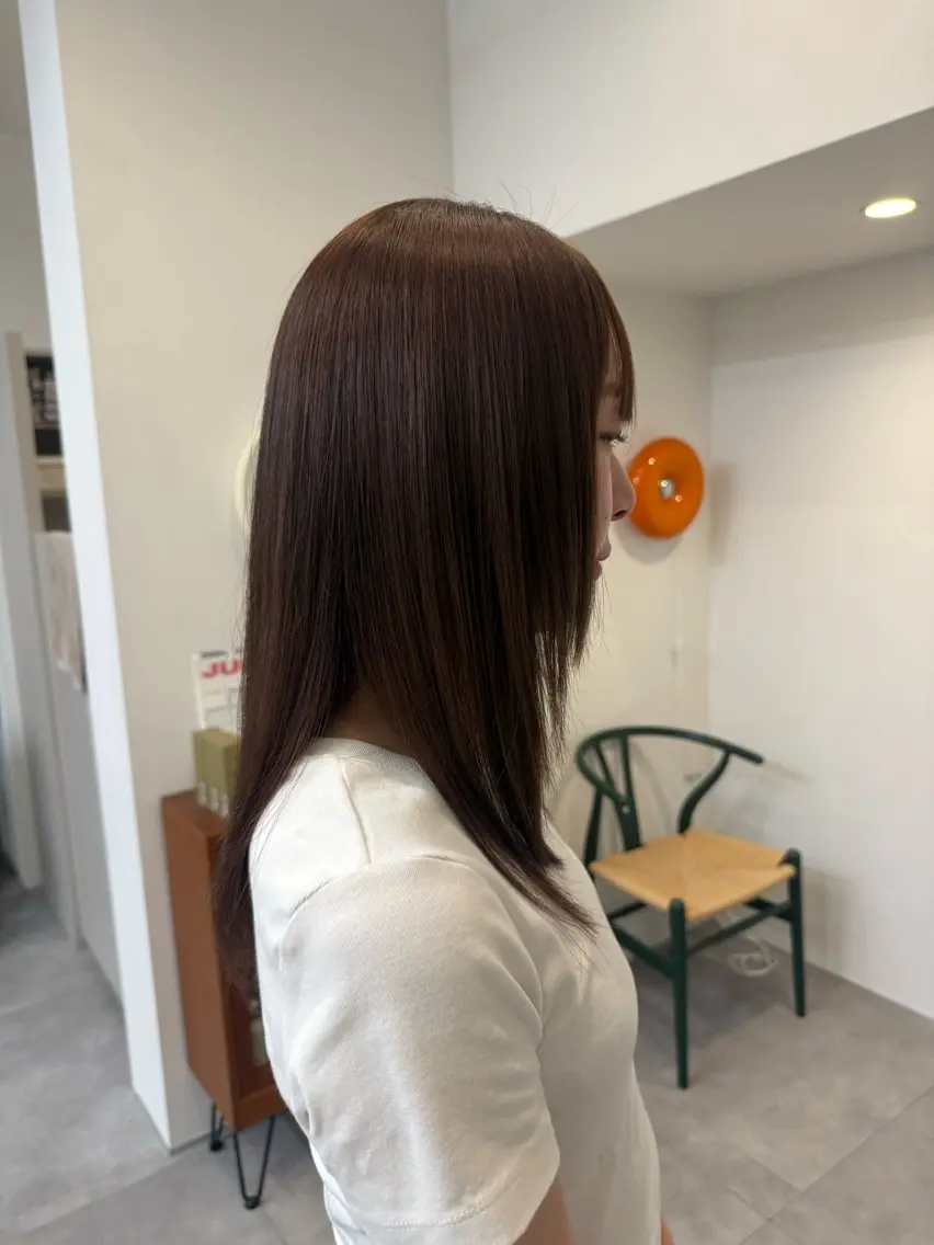ロング カラー ヘアカラー 齋藤 小羽のヘアスタイル