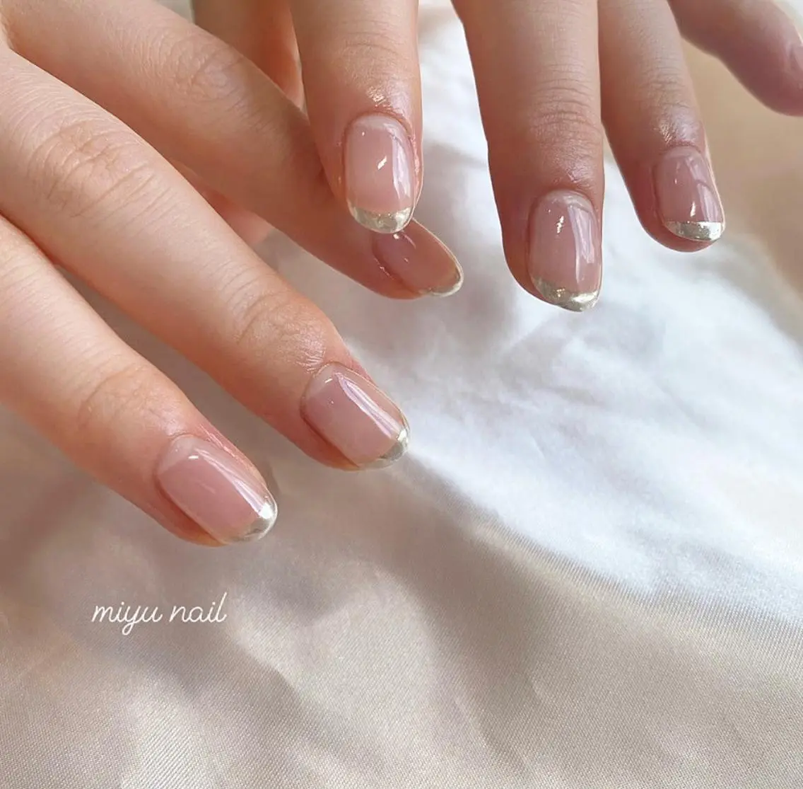 ネイル ミラーネイル oreo salon miyu 池袋のネイルデザイン