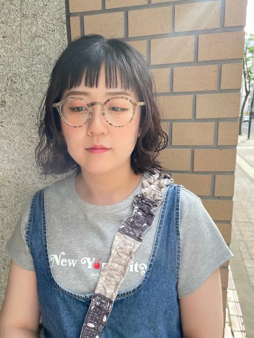 ショート パーマ きたじま さおりのヘアスタイル