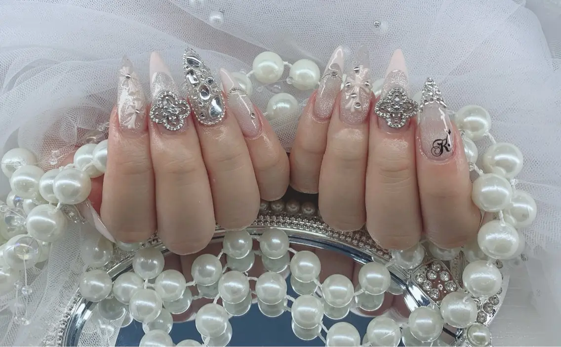 ネイル ジェルネイル 韓国ネイル ニュアンスネイル パラジェル ワンホンネイル Kaori Nailのネイルデザイン