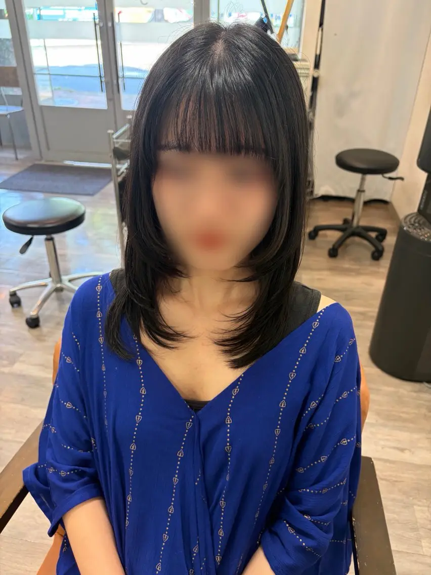 【3センチ以上切らせていただける方でお願いします🙇♀️】レディースレイヤーカット ※補足説明をお読みくださいの写真