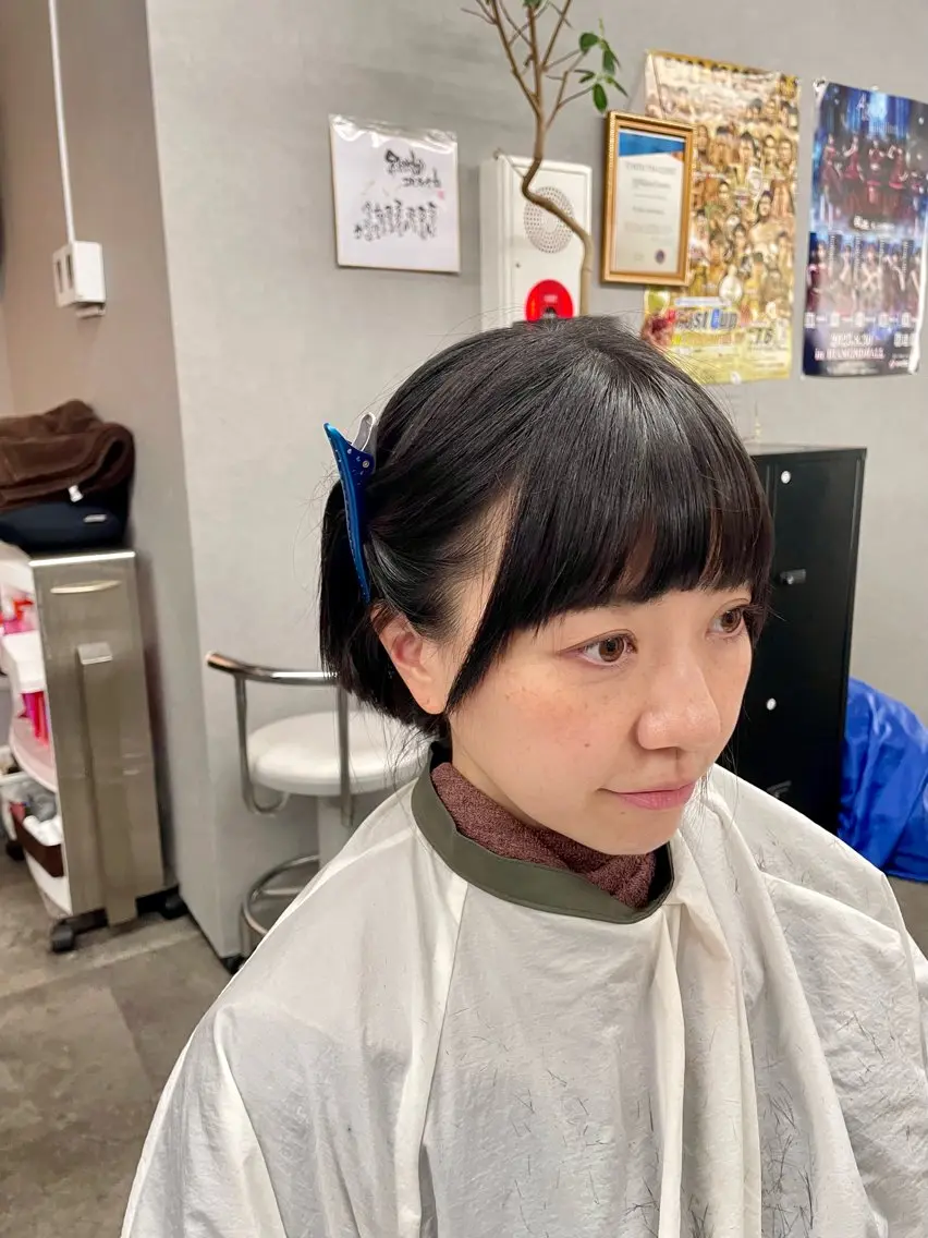 ショート カット ヘアセット 🌻ミラクル美容師 🌻✨クッポ✨のヘアスタイル