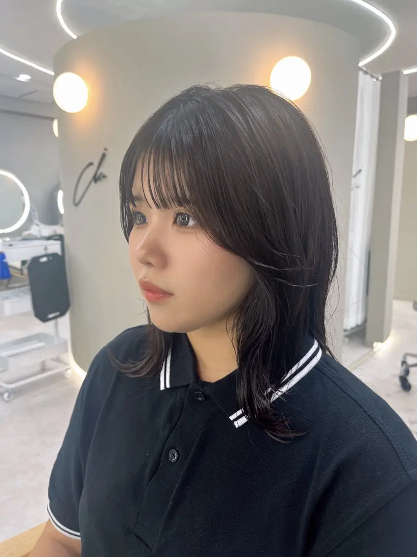 ミディアム くびれボブ🎀 くびれミディアム🎀のヘアスタイル