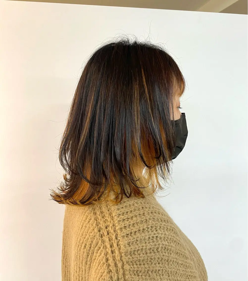 ミディアム カラー Aujuaソムリエ 🎨‎♡HARUのヘアスタイル
