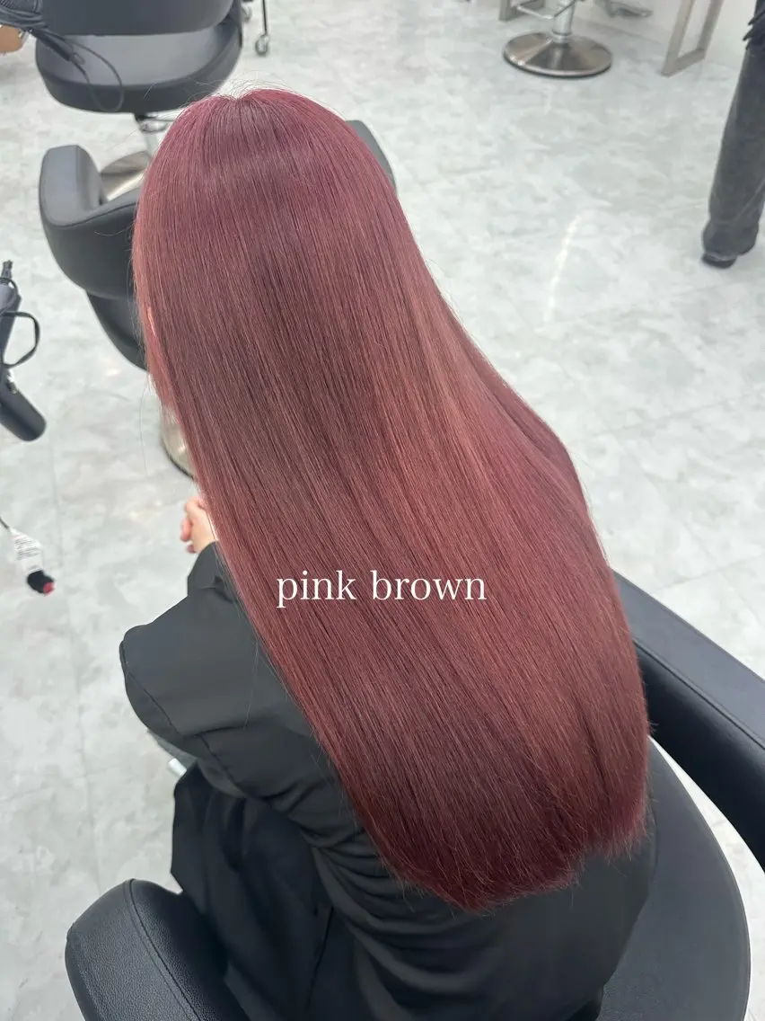 ロング カラー ヘアカラー トリートメント ヘッドスパ ヘアセット ♦️暖色/縮毛矯正/ 🫗kazuki♦️のヘアスタイル