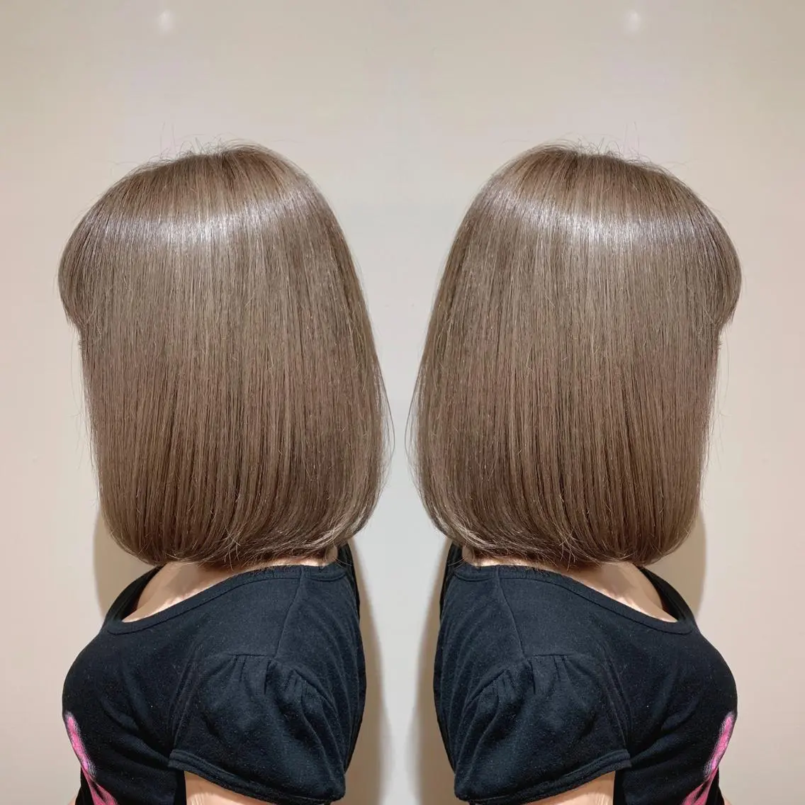 ミディアム カラー ヘアアレンジ アディクシーカラー ブリーチ オレンジ トリートメント 髪質改善特化 ミサワコウキのヘアスタイル