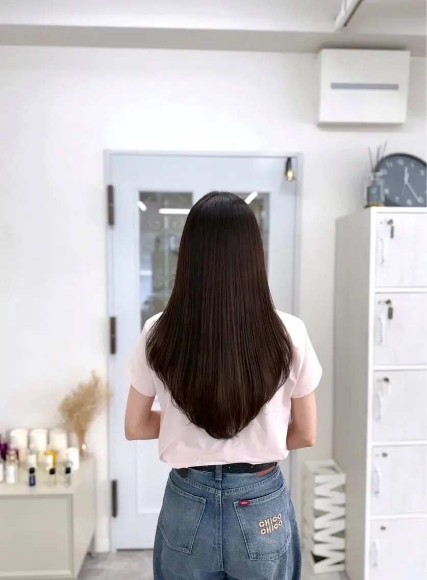 ロング カラー ロング トリートメント ヘアカラー トリートメント 髪質改善Acero. shoyaのヘアスタイル