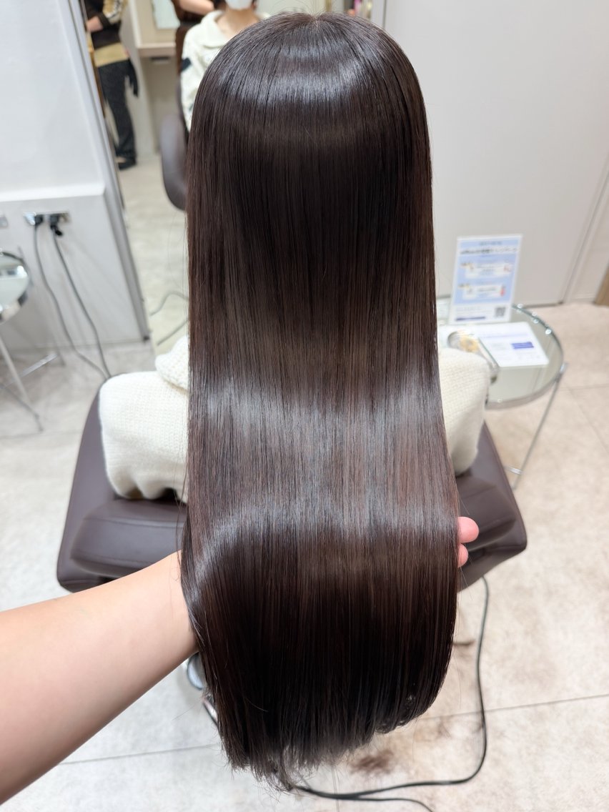 ロング ヘアカラー トリートメント 🍒透明感×艶カラー 🍒こなんのヘアスタイル