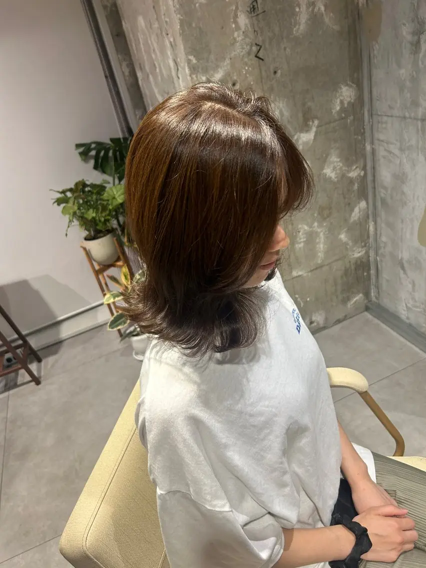 ミディアム 寺下 璃桜のヘアスタイル