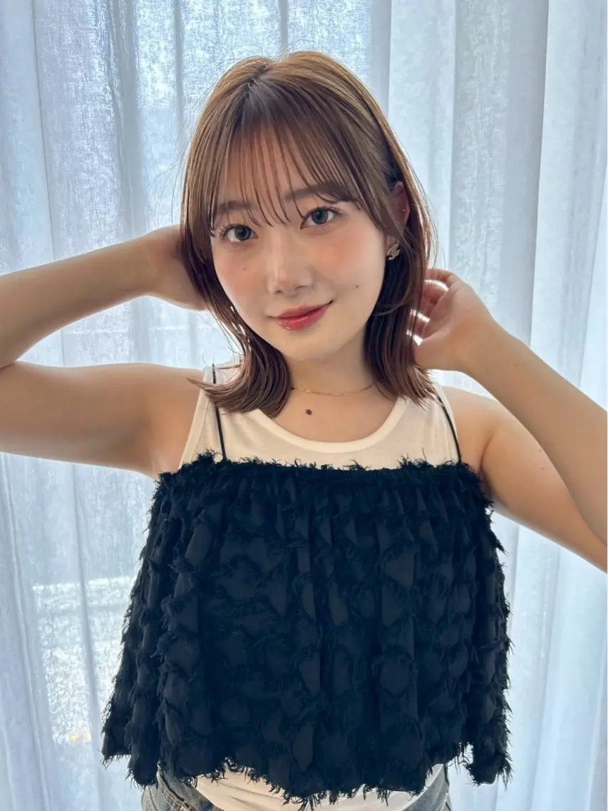 ミディアム mizuki /カットモデル募集のヘアスタイル