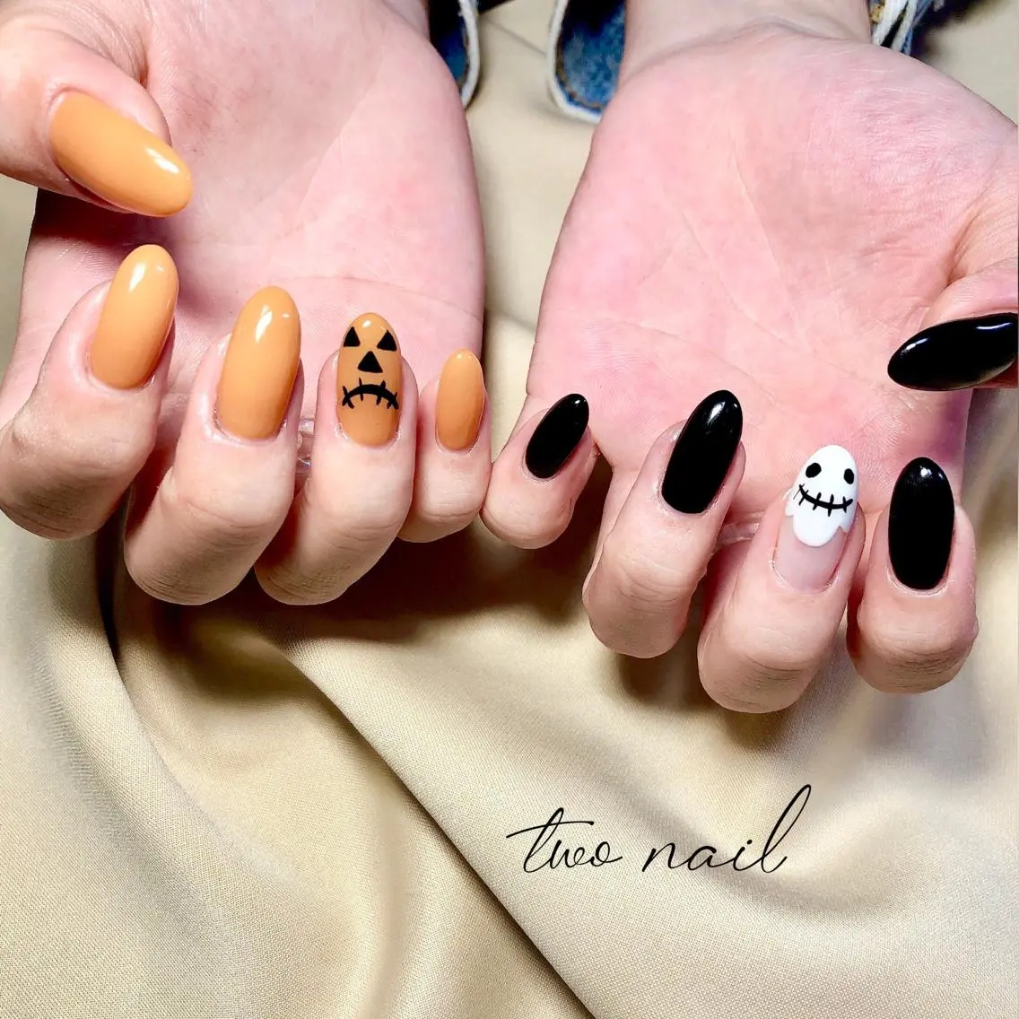 ネイル アートネイル フットネイル ハート ニュアンスネイル ホワイト two nailのネイルデザイン
